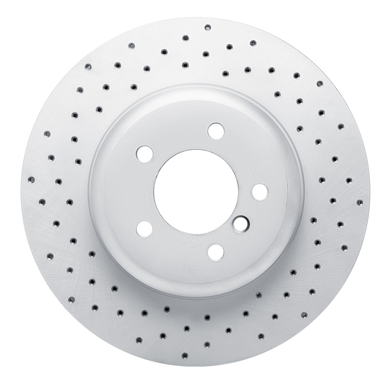 BMW 535I Brake Rotor (1) - Front Left - DFC - Drilled Geoperformance - `04-`10