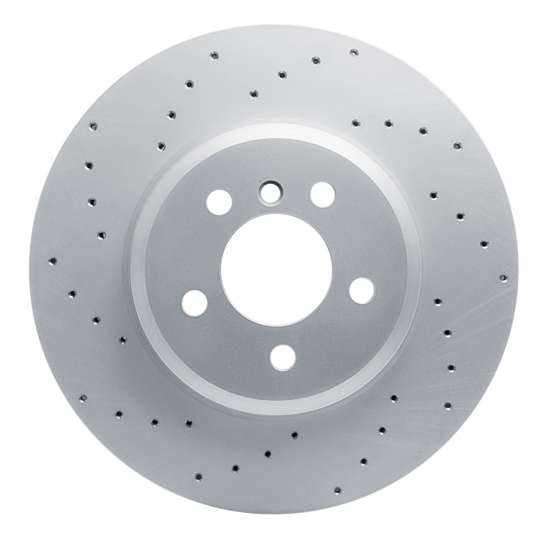 BMW 535D Brake Rotor (1) - Front Left - DFC - Drilled Geoperformance - `11-`19