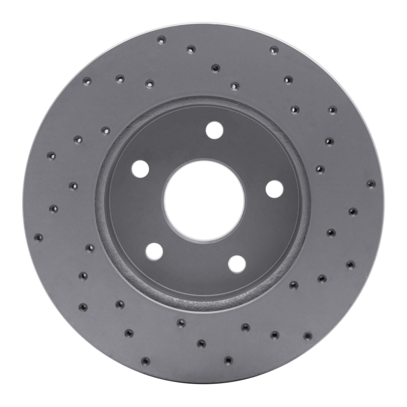 Jeep Grand Cherokee Brake Rotor (1) - Front Left - DFC - Drilled Geoperformance - `99-`04
