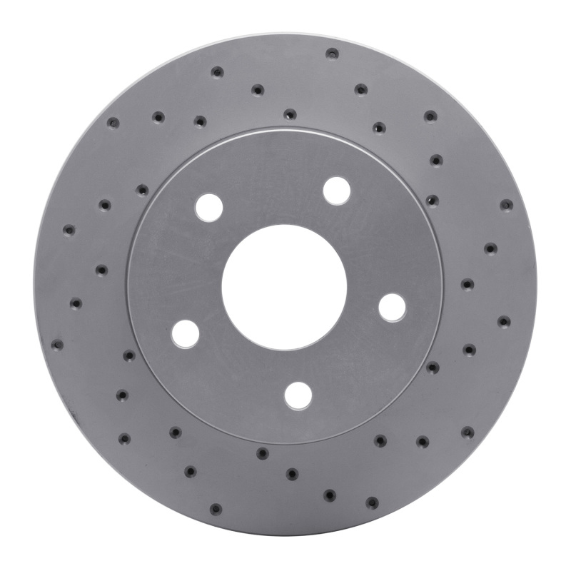 Jeep Grand Cherokee Brake Rotor (1) - Front Right - DFC - Drilled Geoperformance - `99-`04