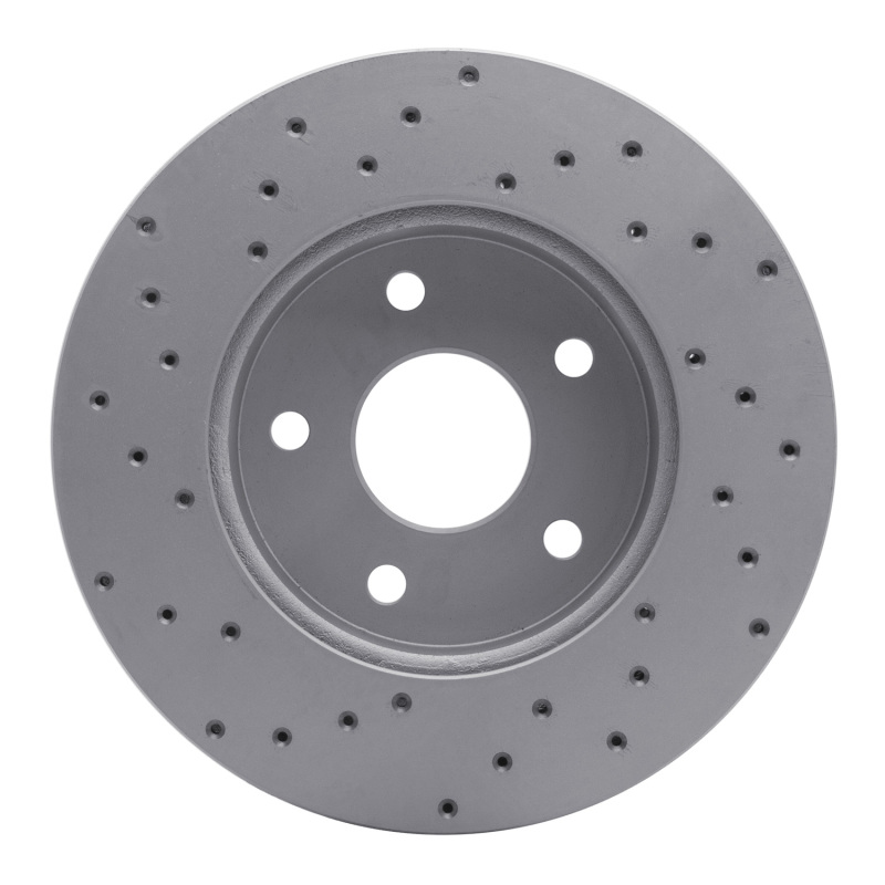 Jeep Grand Cherokee Brake Rotor (1) - Front Right - DFC - Drilled Geoperformance - `99-`04