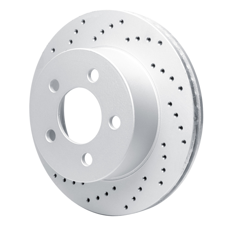 Jeep Wrangler Brake Rotor (1) - Front Left - DFC - Drilled Geoperformance - `99-`06