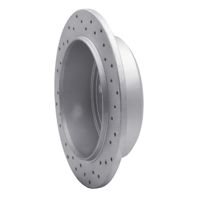 Jeep Wrangler Brake Rotor (1) - Rear Left - DFC - Drilled Geoperformance - `07-`18