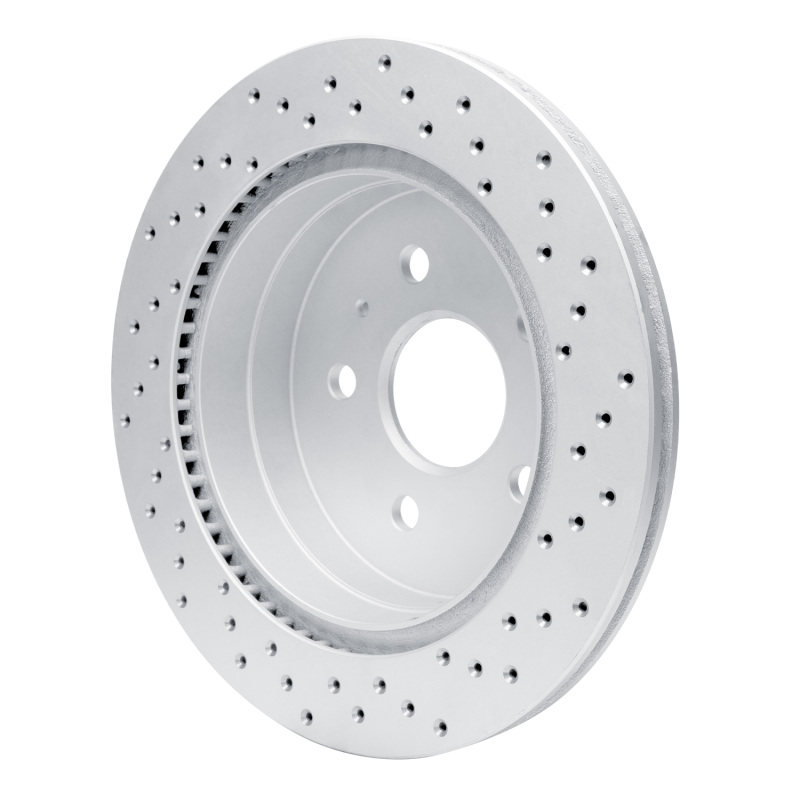 Chevrolet Equinox Brake Rotor (1) - Rear Left - DFC - Drilled Geoperformance - `10-`17