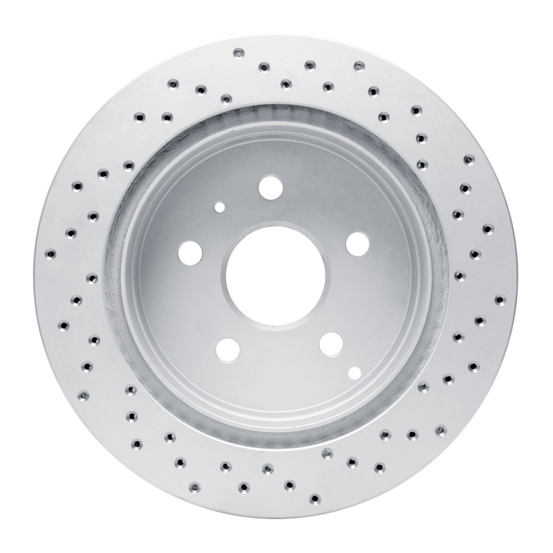 Chevrolet Equinox Brake Rotor (1) - Rear Left - DFC - Drilled Geoperformance - `10-`17