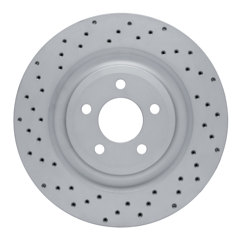 Ford Police Interceptor Utility Brake Rotor (1) - Rear Left - DFC - Geoperf Drilled - `20-`26