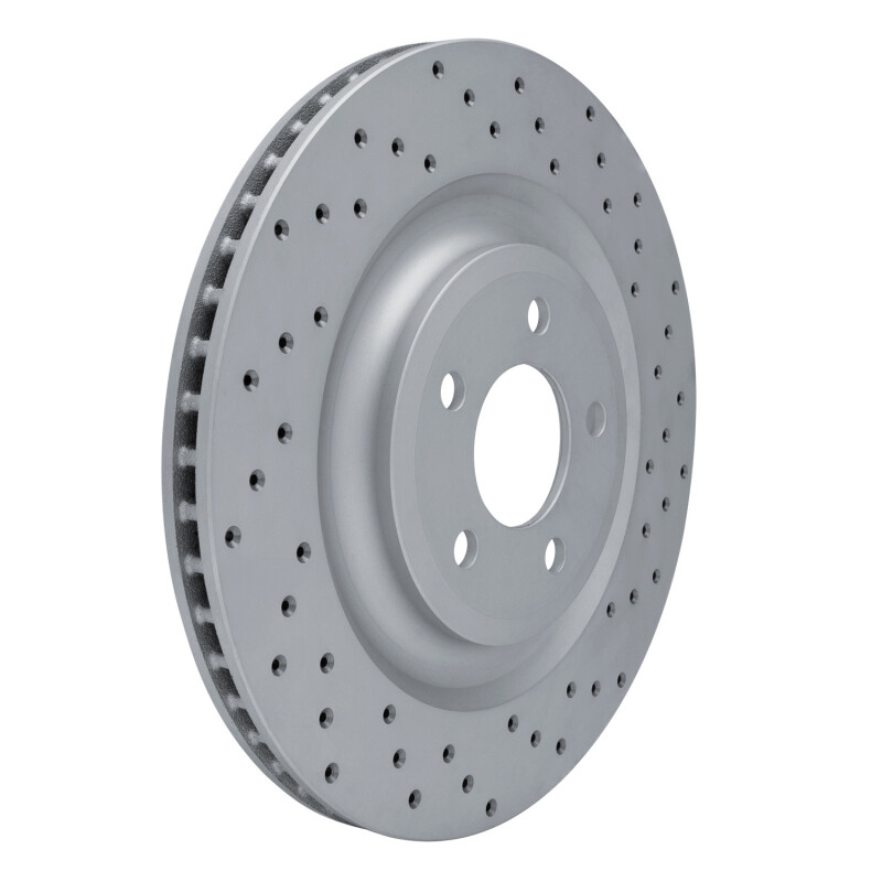 Ford Police Interceptor Utility Brake Rotor (1) - Rear Right - DFC - Drilled Geoperformance - `20-`26