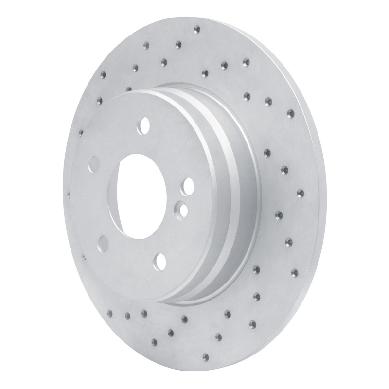 Mercedes-Benz SLK280 Brake Rotor (1) - Rear Left - DFC - Drilled Geoperformance - `94-`11