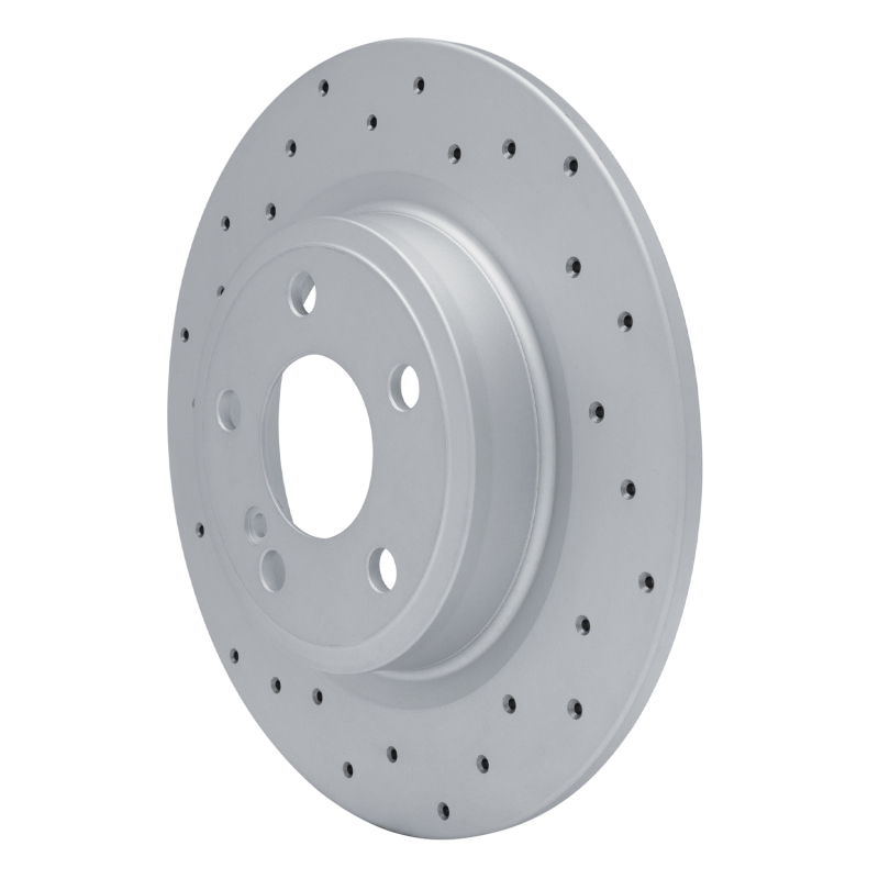 Mercedes-Benz Slk300 Brake Rotor (1) - Rear Left - DFC - Geoperformance Drilled - `12-`20