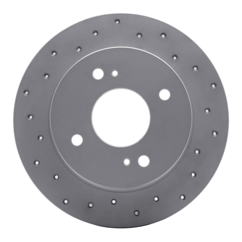 Infiniti G20 Brake Rotor (1) - Rear Left - DFC - Drilled Geoperformance - `90-`06