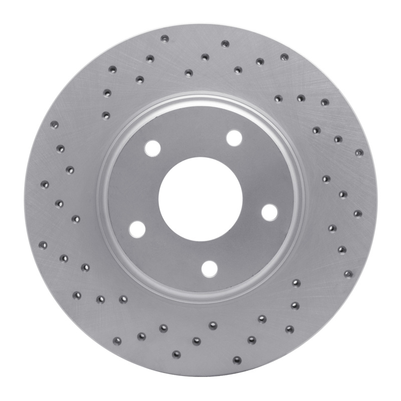 Infiniti I35 Brake Rotor (1) - Front Left - DFC - Drilled Geoperformance - `02-`06