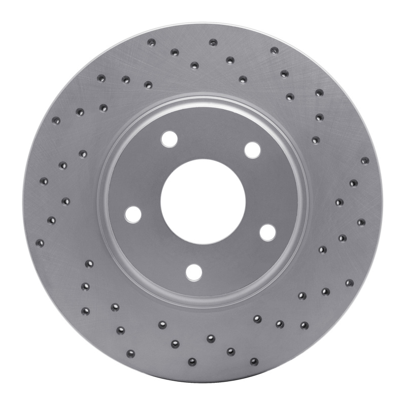 Infiniti I35 Brake Rotor (1) - Front Right - DFC - Drilled Geoperformance - `02-`06