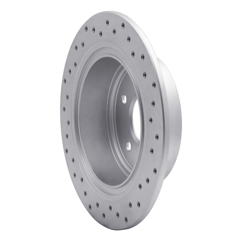 Nissan Altima Brake Rotor (1) - Rear Left - DFC - Drilled Geoperformance - `02-`25