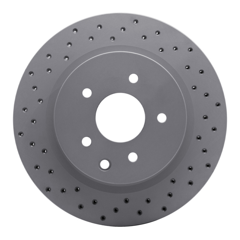 Infiniti G35 Brake Rotor (1) - Rear Left - DFC - Drilled Geoperformance - `05-`25