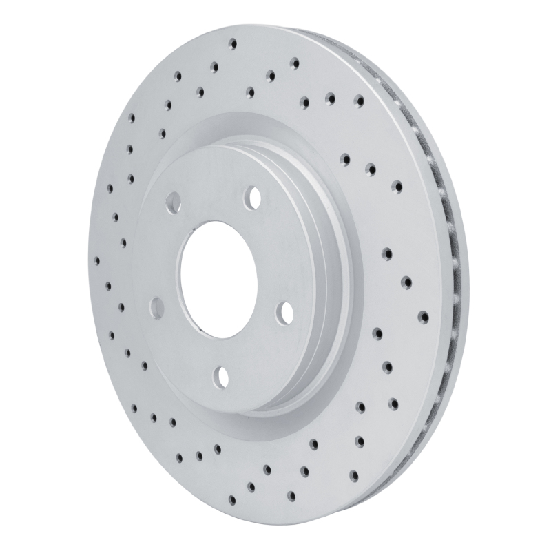 Nissan Juke Brake Rotor (1) - Front Left - DFC - Drilled Geoperformance - `11-`19