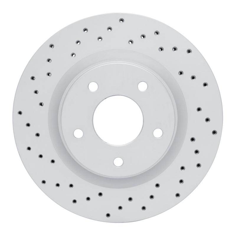 Nissan Juke Brake Rotor (1) - Front Left - DFC - Drilled Geoperformance - `11-`19
