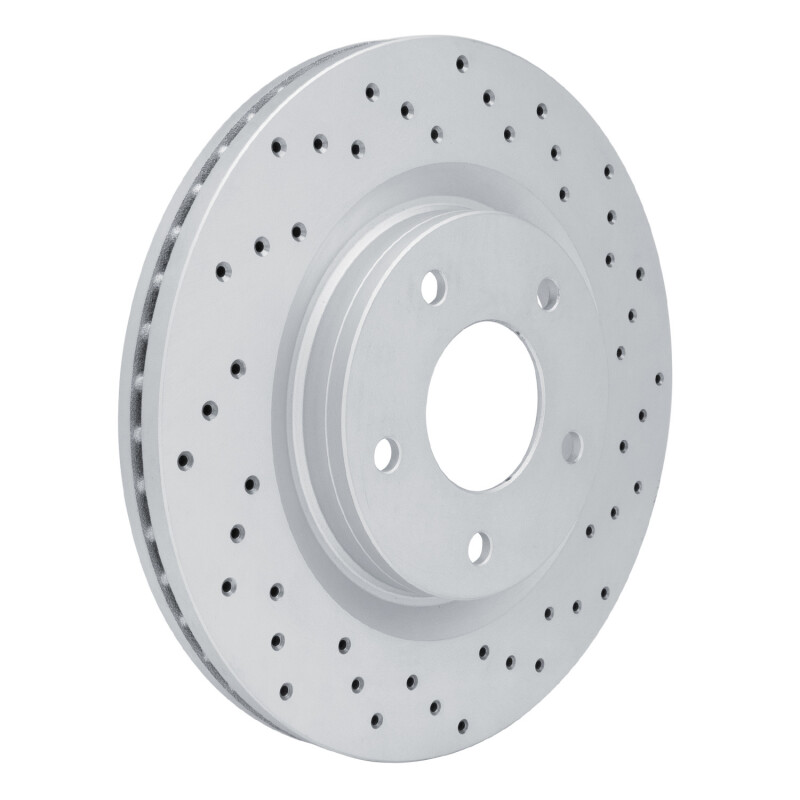 Nissan Sentra Brake Rotor (1) - Front Right - DFC - Drilled Geoperformance - `11-`19