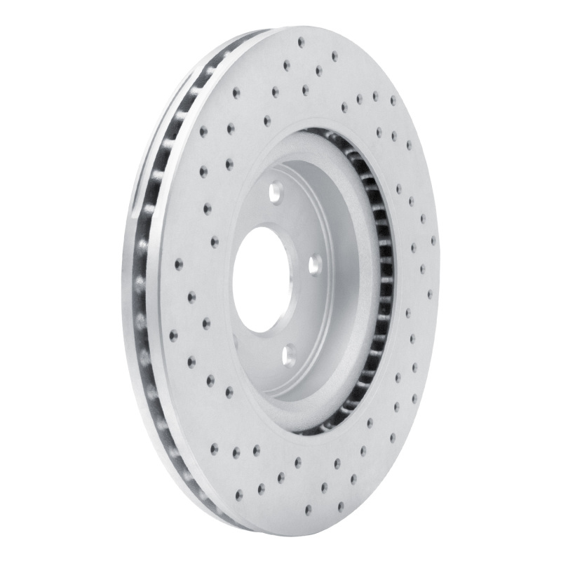 Infiniti Q60 Brake Rotor (1) - Front Left - DFC - Drilled Geoperformance - `13-`25