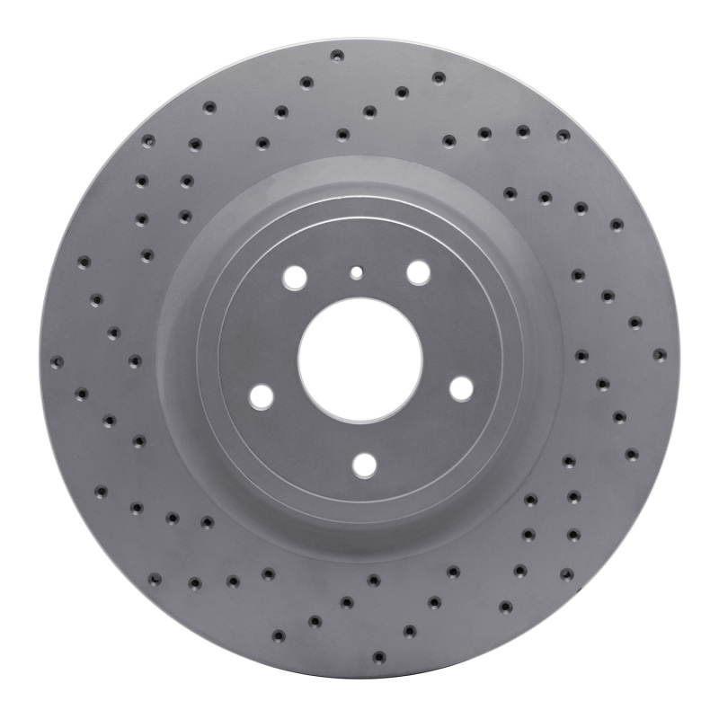 Infiniti G37 Brake Rotor (1) - Front Left - DFC - Geoperformance Rotors - Drilled - `08-`25