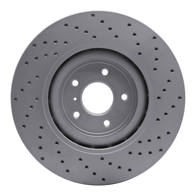 Infiniti G37 Brake Rotor (1) - Front Left - DFC - Geoperformance Rotors - Drilled - `08-`25
