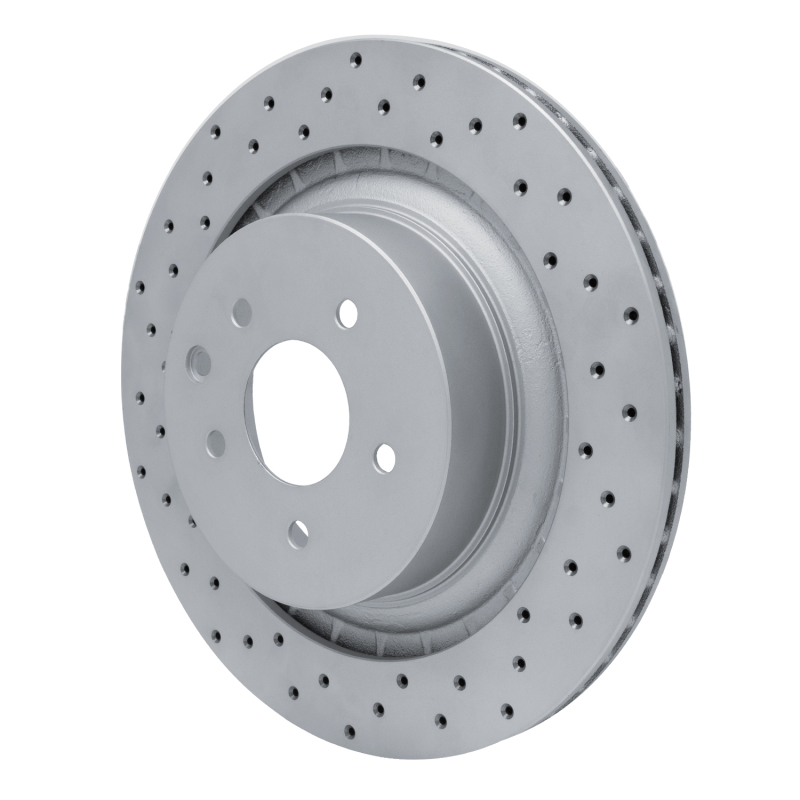 Infiniti G37 Brake Rotor (1) - Rear Left - DFC - Drilled Geoperformance - `08-`25