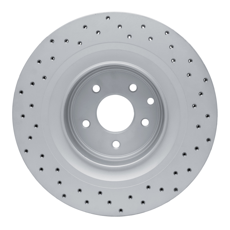 Infiniti G37 Brake Rotor (1) - Rear Left - DFC - Drilled Geoperformance - `08-`25
