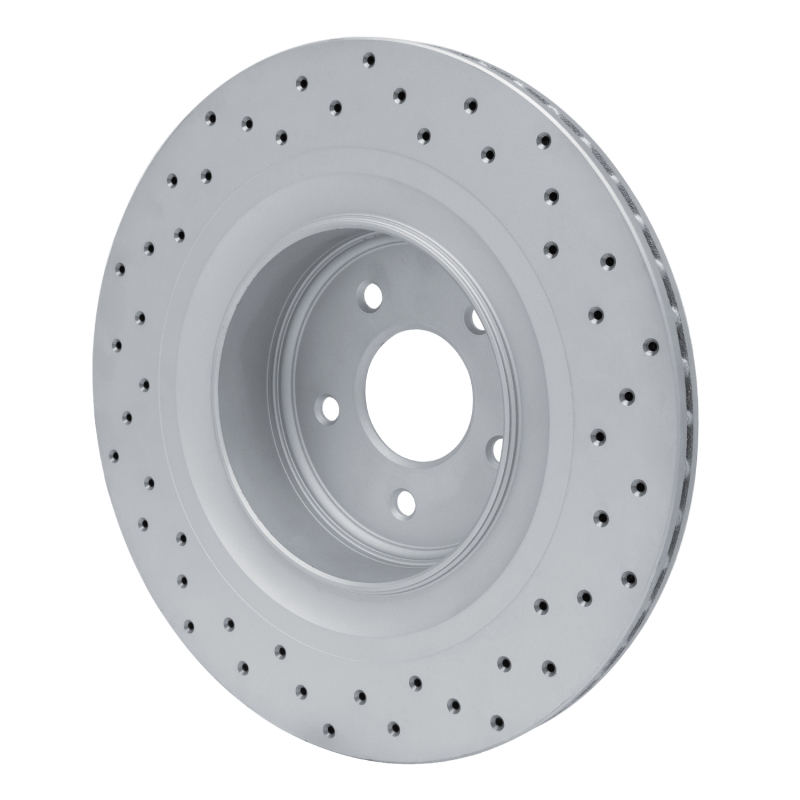 Infiniti G37 Brake Rotor (1) - Rear Left - DFC - Drilled Geoperformance - `08-`25