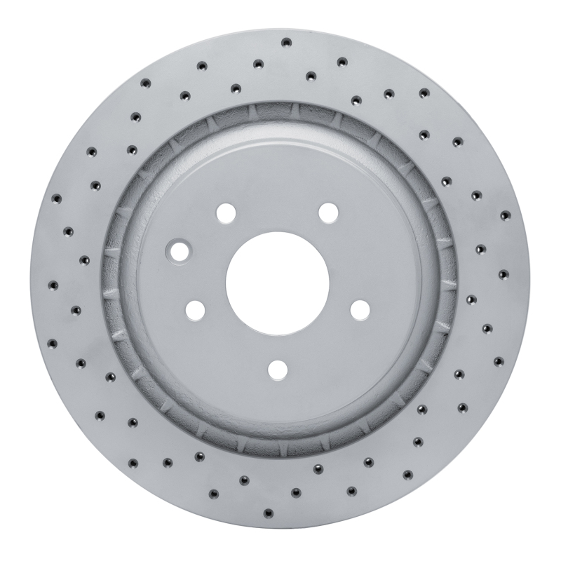Infiniti G37 Brake Rotor (1) - Rear Left - DFC - Drilled Geoperformance - `08-`25