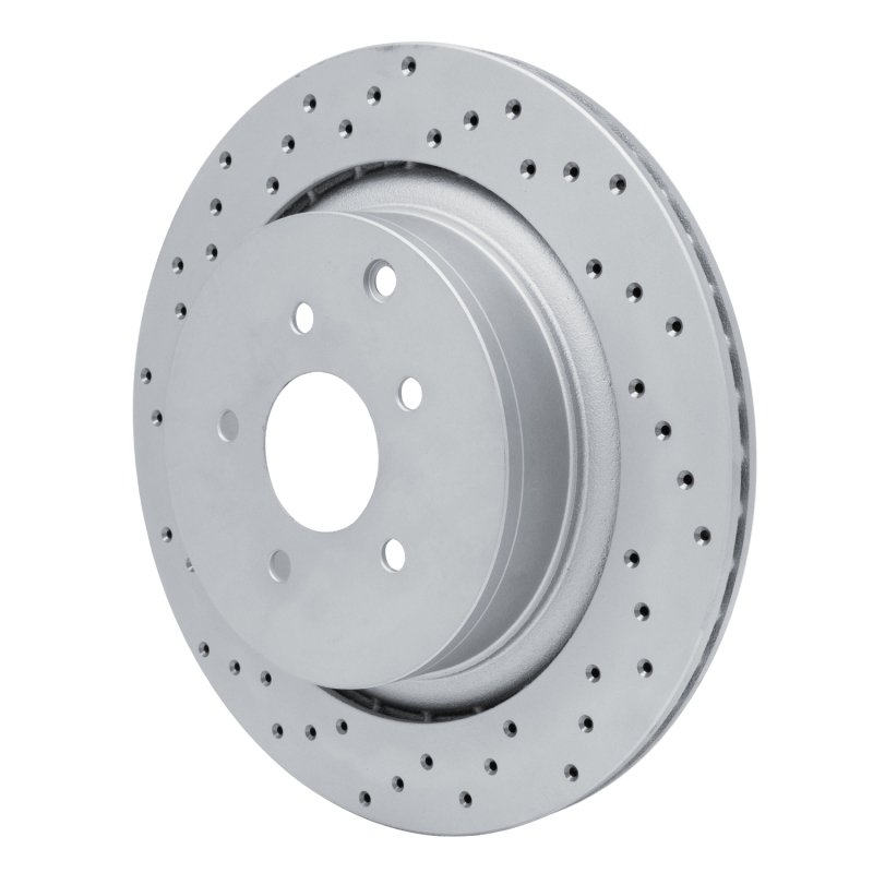 Infiniti M35H Brake Rotor (1) - Rear Left - DFC - Drilled Geoperformance - `09-`24