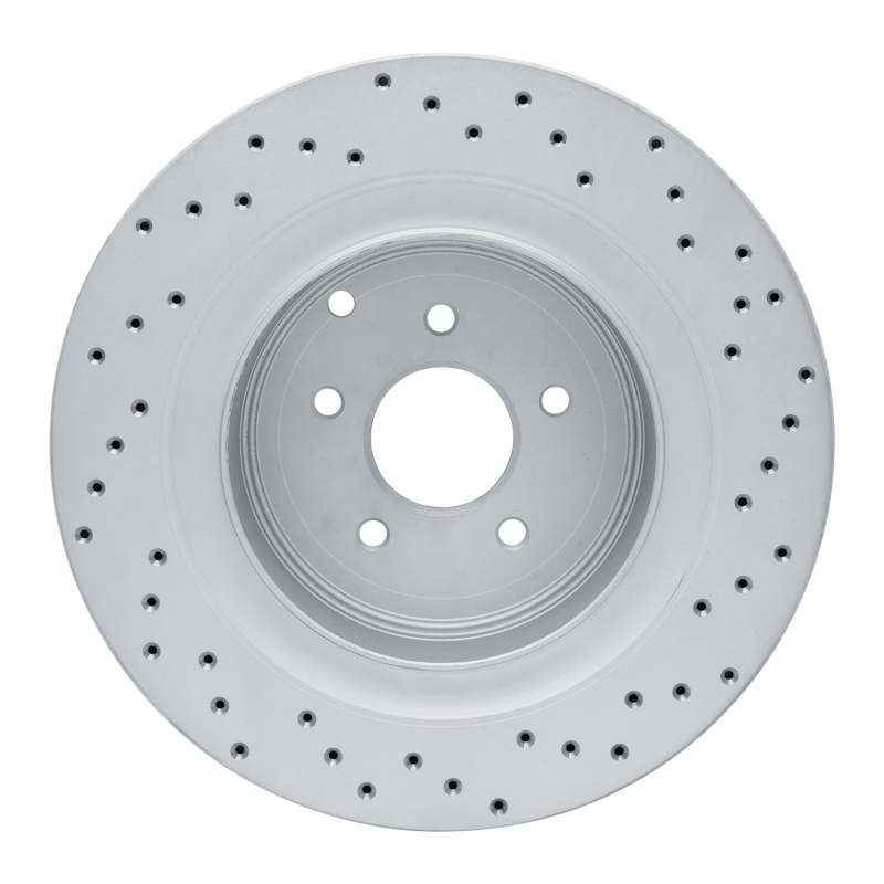 Infiniti M35H Brake Rotor (1) - Rear Left - DFC - Drilled Geoperformance - `09-`24