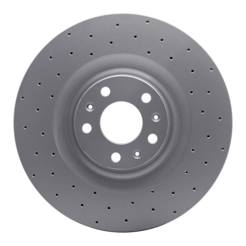 Audi A8 Brake Rotor (1) - Front Right - DFC - Geoperformance Drilled - `04-`11