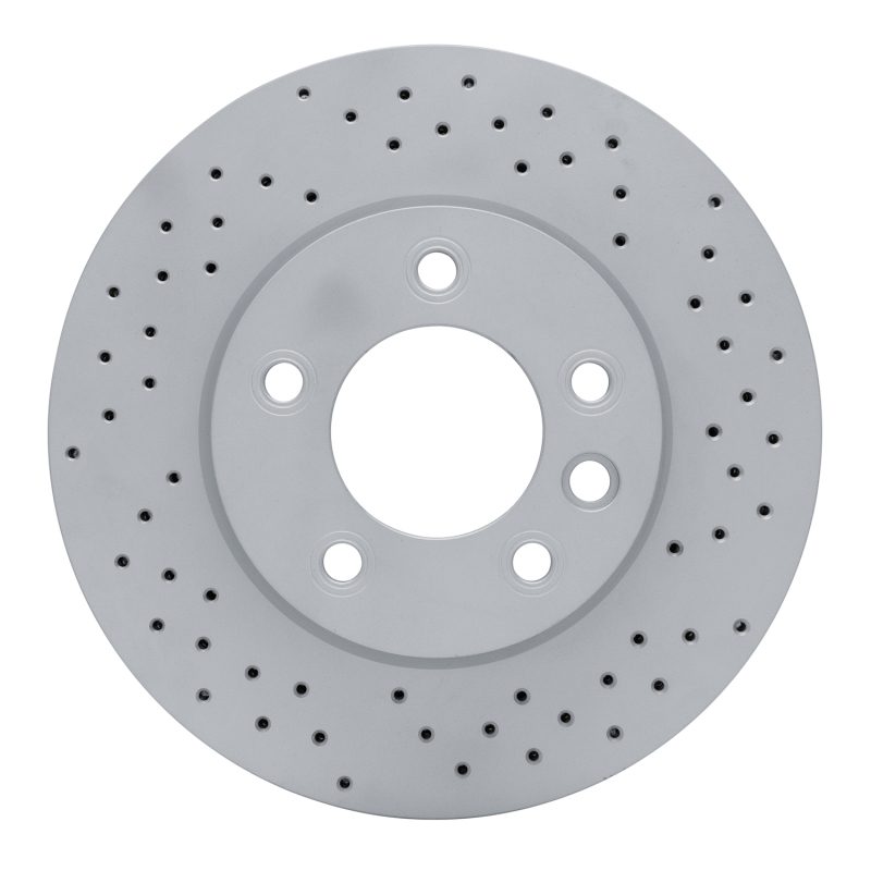 Porsche Cayenne Brake Rotor (1) - Front - DFC - Drilled Geoperformance - `03-`18