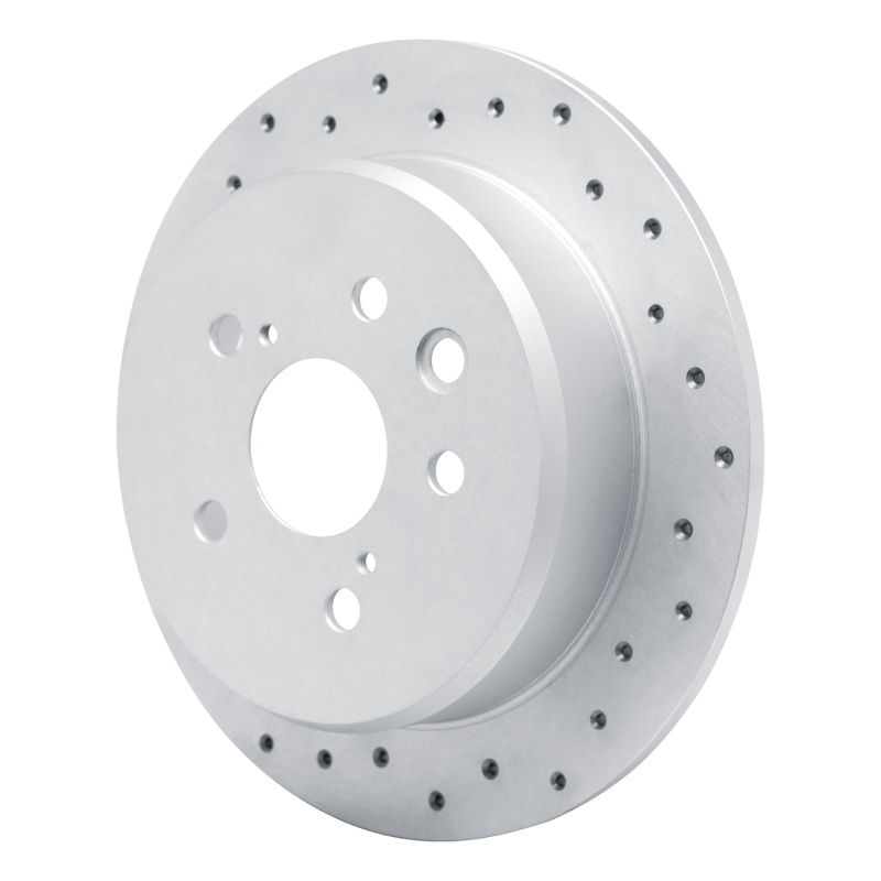 Lexus IS250 Brake Rotor (1) - Rear Left - DFC - Drilled Geoperformance - `06-`15