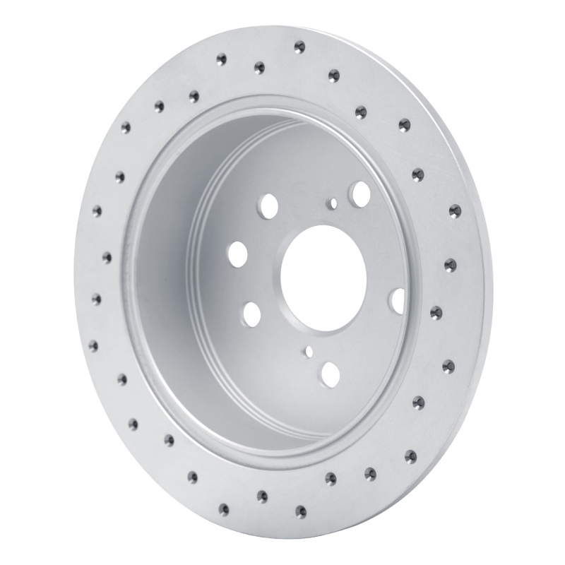 Lexus IS250 Brake Rotor (1) - Rear Left - DFC - Drilled Geoperformance - `06-`15