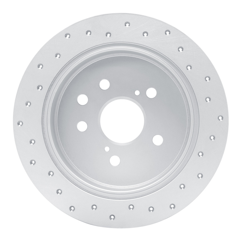 Lexus IS250 Brake Rotor (1) - Rear Left - DFC - Drilled Geoperformance - `06-`15
