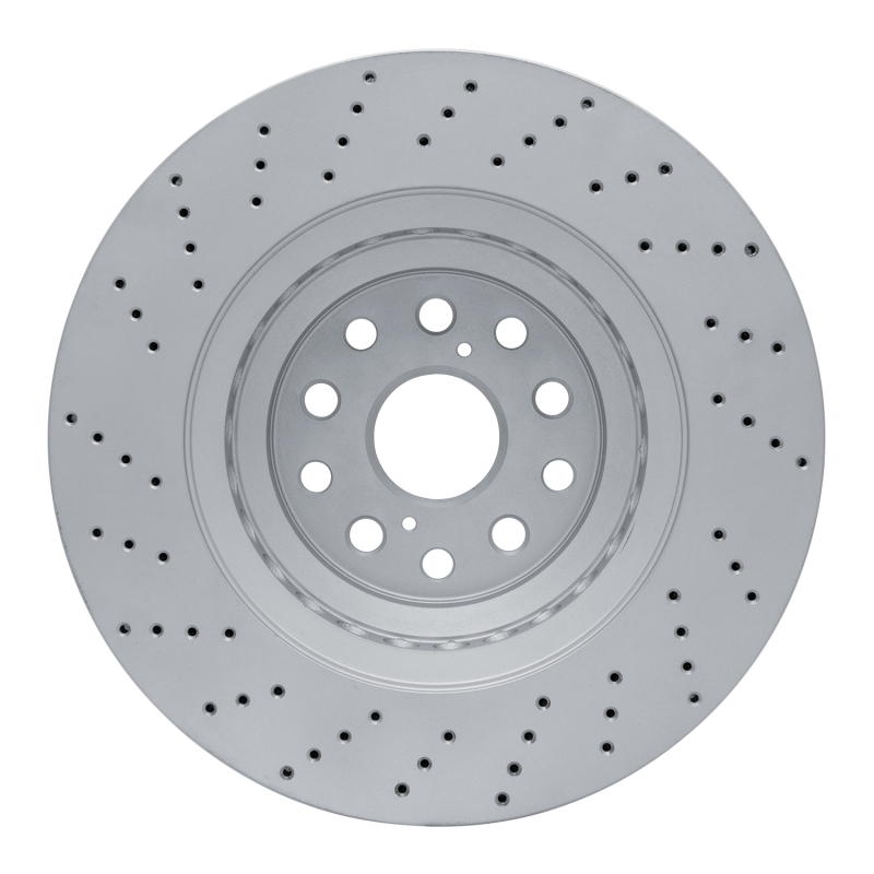 Lexus LS600h Brake Rotor (1) - Right Front - DFC - Geoperf Drilled - `07-`23