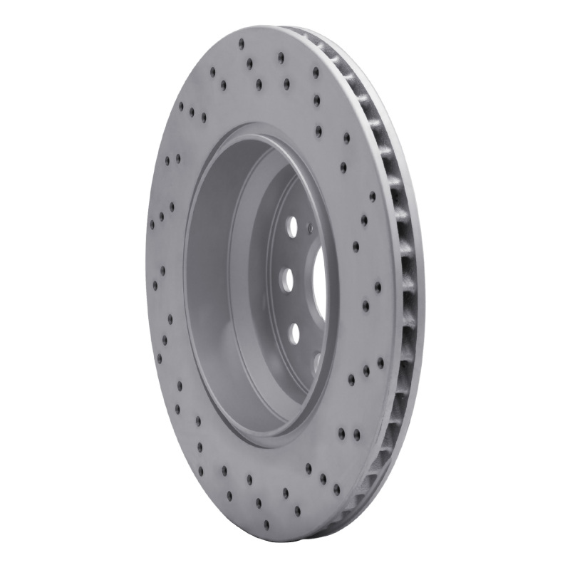 Lexus LS600h Brake Rotor (1) - Left Rear - DFC - Drilled Geoperformance - `07-`17