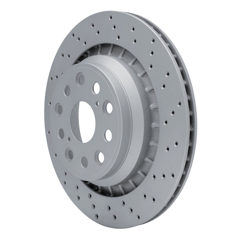 Lexus Ls460 Brake Rotor (1) - Right Rear - DFC - Drilled Geoperformance - `07-`17