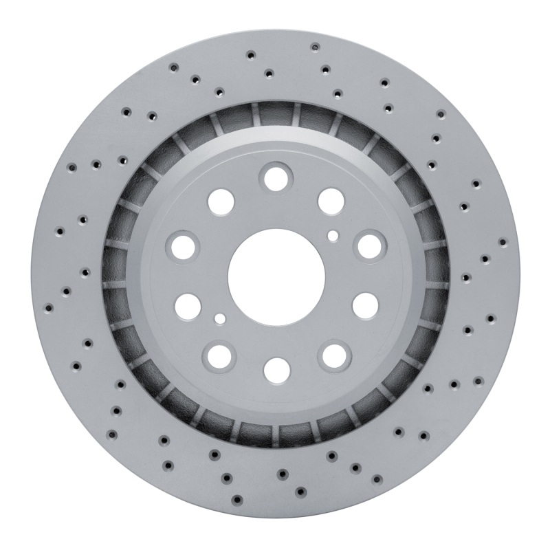 Lexus Ls460 Brake Rotor (1) - Right Rear - DFC - Drilled Geoperformance - `07-`17