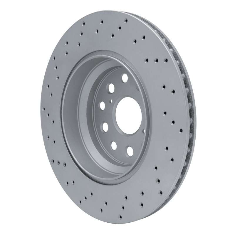Lexus Ls460 Brake Rotor (1) - Right Rear - DFC - Drilled Geoperformance - `07-`17