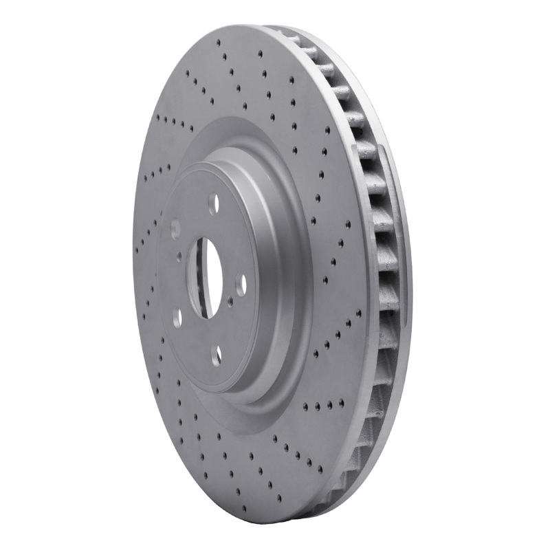 Lexus LS460 Brake Rotor (1) - Front Right - DFC - Drilled Geoperformance - `10-`17