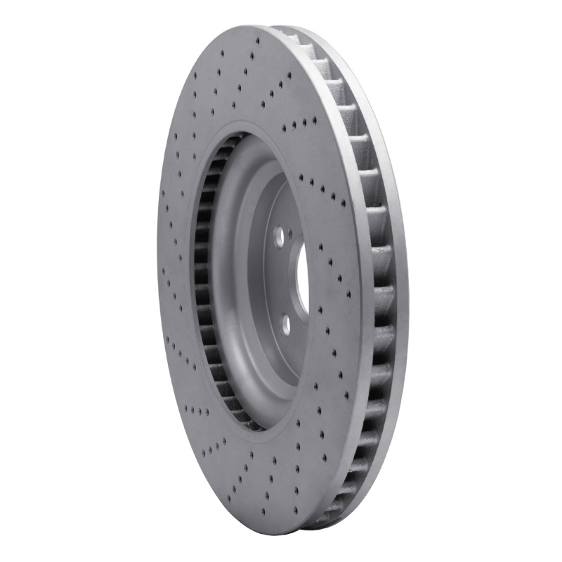 Lexus LS460 Brake Rotor (1) - Front Right - DFC - Drilled Geoperformance - `10-`17