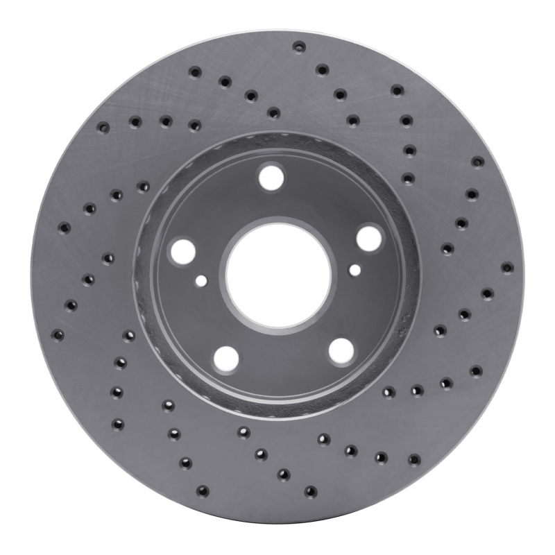Lexus Es300 Brake Rotor (1) - Front Left - DFC - Drilled Geoperformance - `92-`06