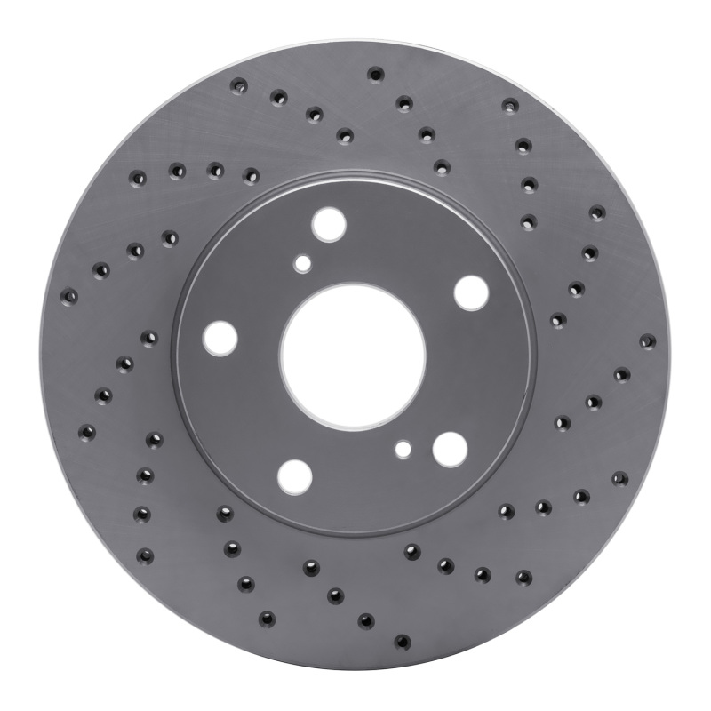 Lexus ES300 Brake Rotor (1) - Front Right - DFC - Geoperformance Drilled - `92-`06