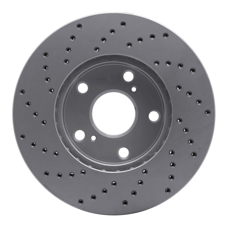 Lexus ES300 Brake Rotor (1) - Front Right - DFC - Geoperformance Drilled - `92-`06