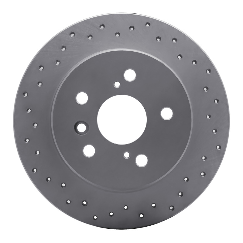 Toyota Avalon Brake Rotor (1) - Rear Left - DFC - Drilled Geoperformance - `00-`04