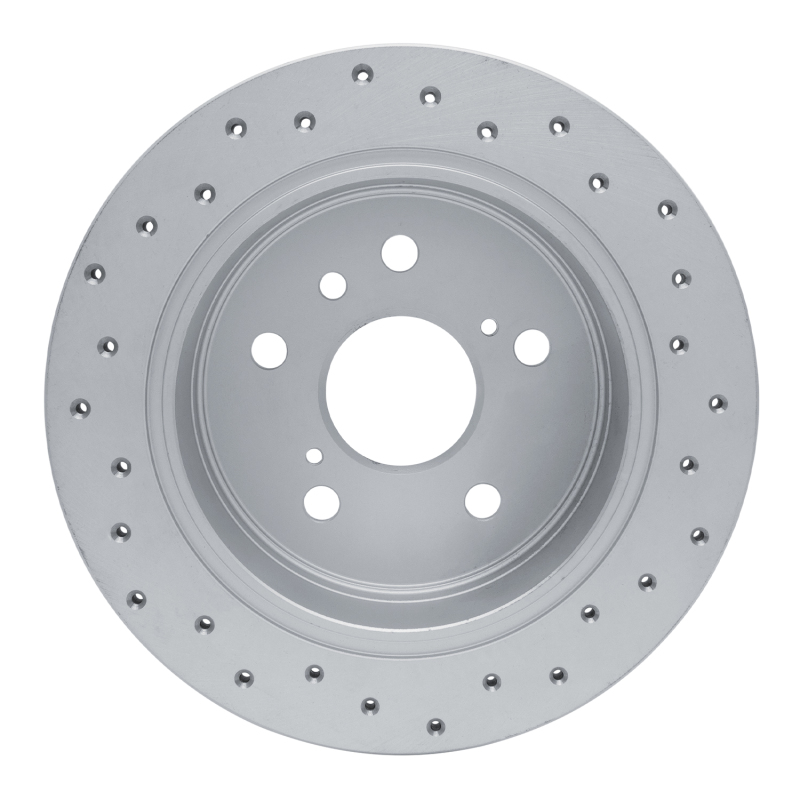 Lexus ES300 Brake Rotor (1) - Rear Left - DFC - Drilled Geoperformance - `02-`08