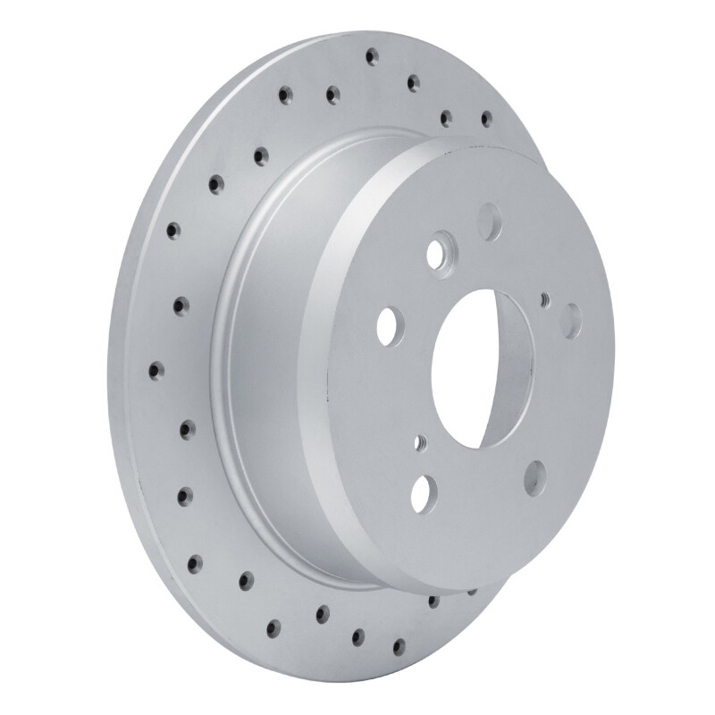 Lexus ES300 Brake Rotor (1) - Rear Right - DFC - Drilled Geoperformance - `02-`08