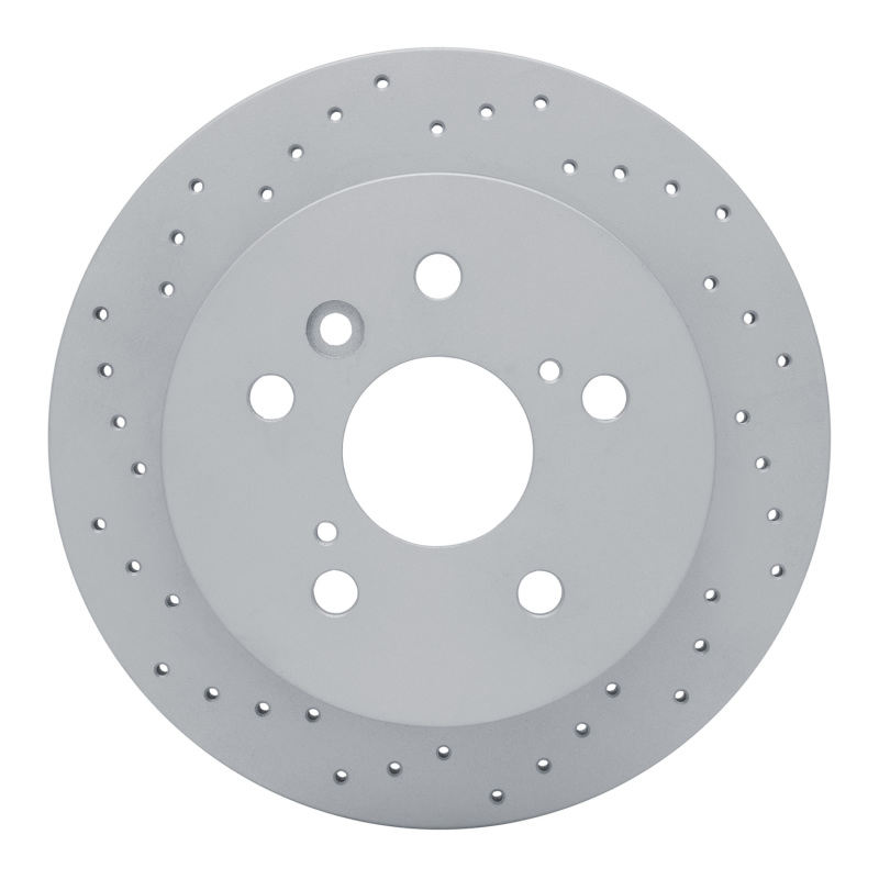 Lexus ES350 Brake Rotor (1) - Rear Left - DFC - Drilled Geoperformance - `07-`12