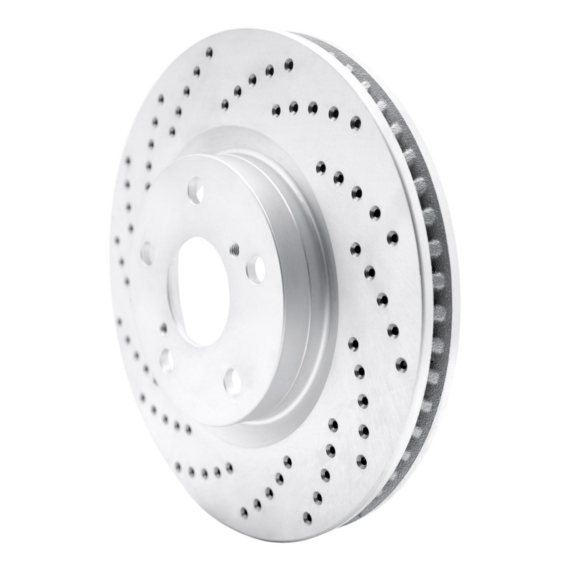 Lexus ES350 Brake Rotor (1) - Front Left - DFC - Drilled Geoperformance - `06-`20